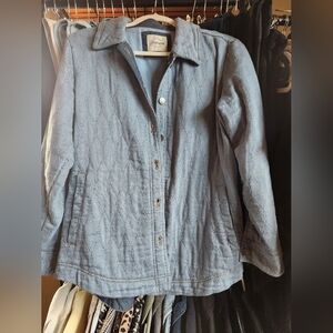 Light Blue Quilted Jacket